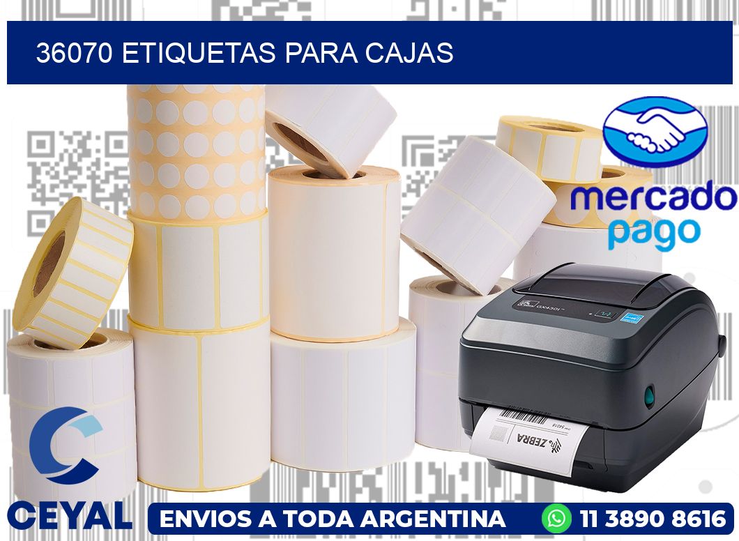 36070 Etiquetas para cajas