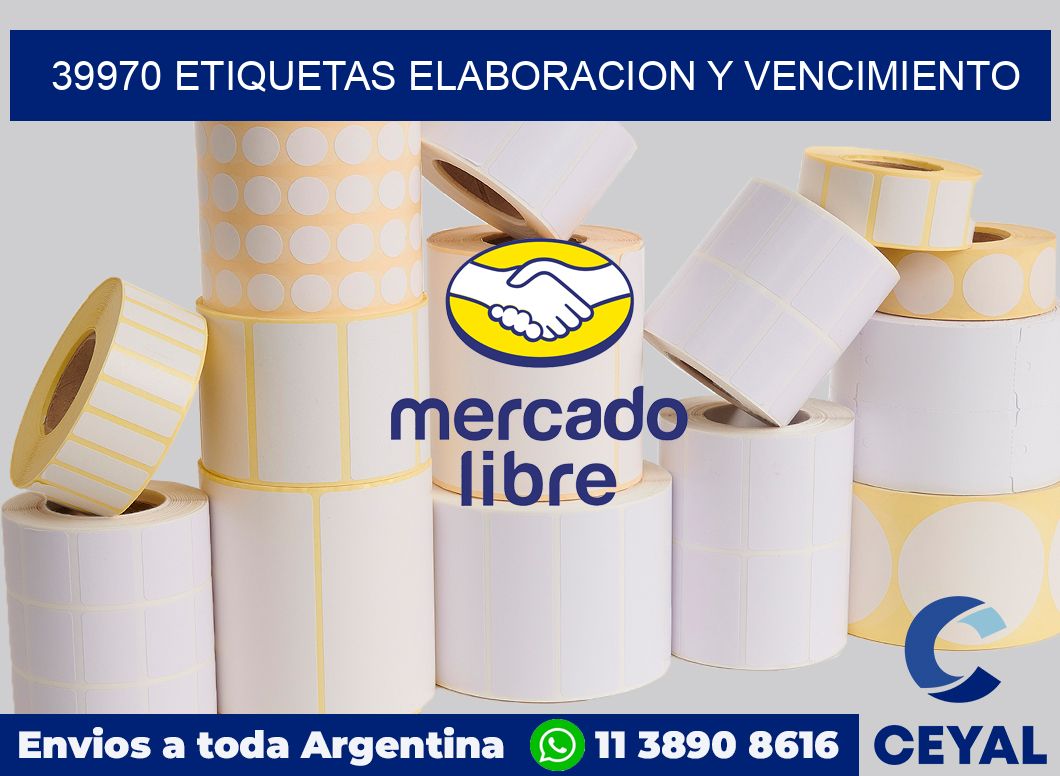 39970 Etiquetas elaboracion y vencimiento