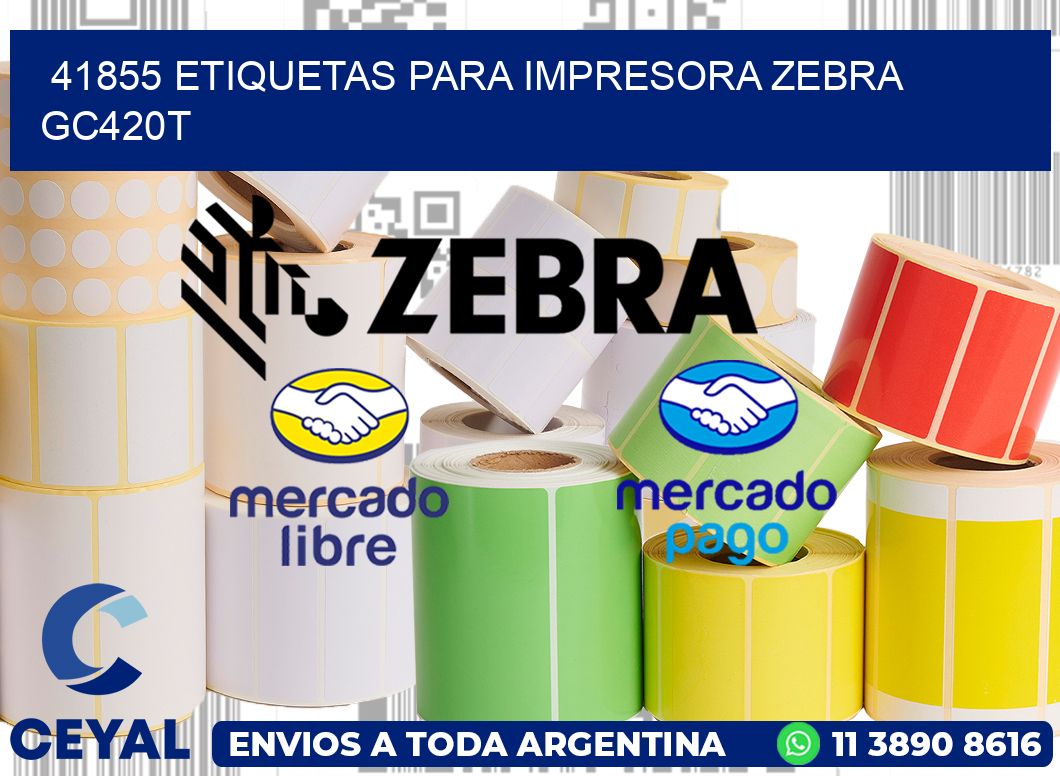 41855 etiquetas para impresora zebra GC420T