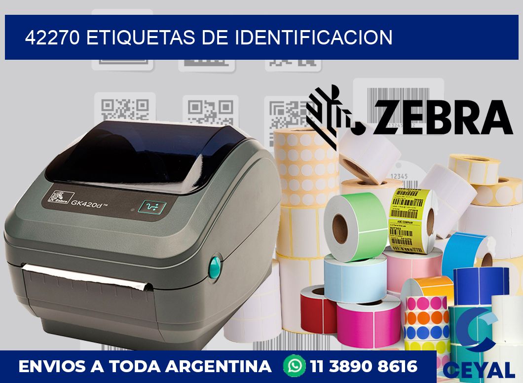 42270 Etiquetas de identificacion