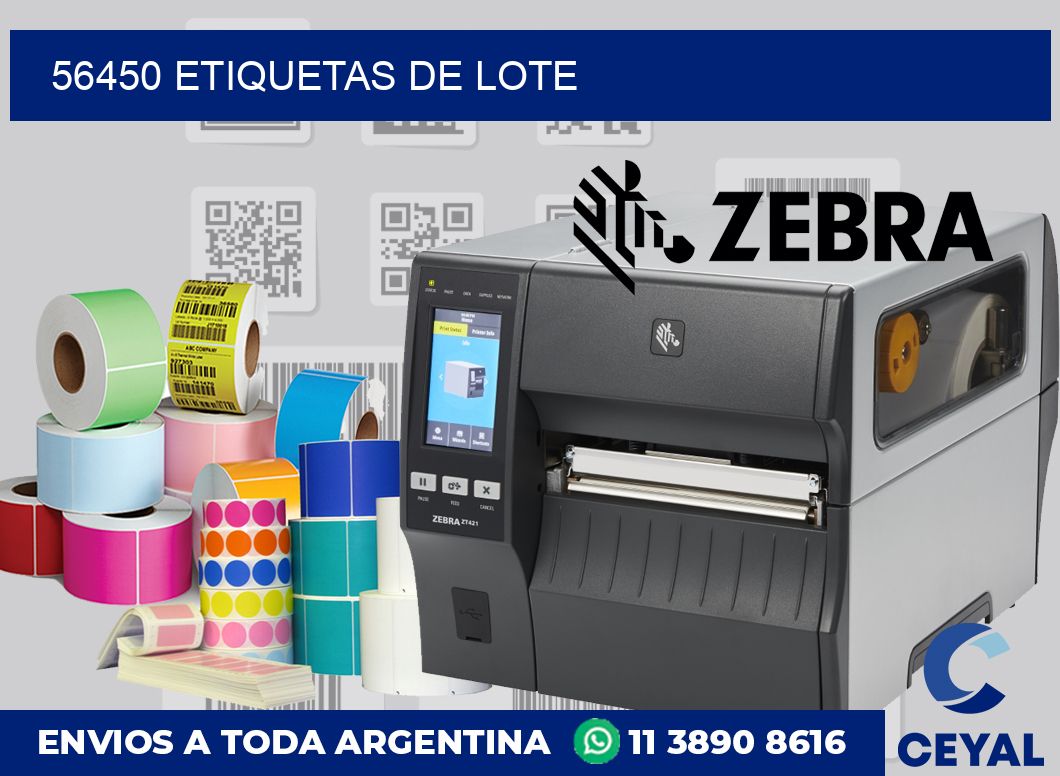 56450 Etiquetas de lote