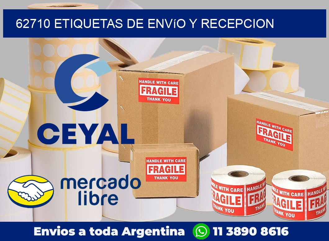 62710 Etiquetas de envío y recepcion