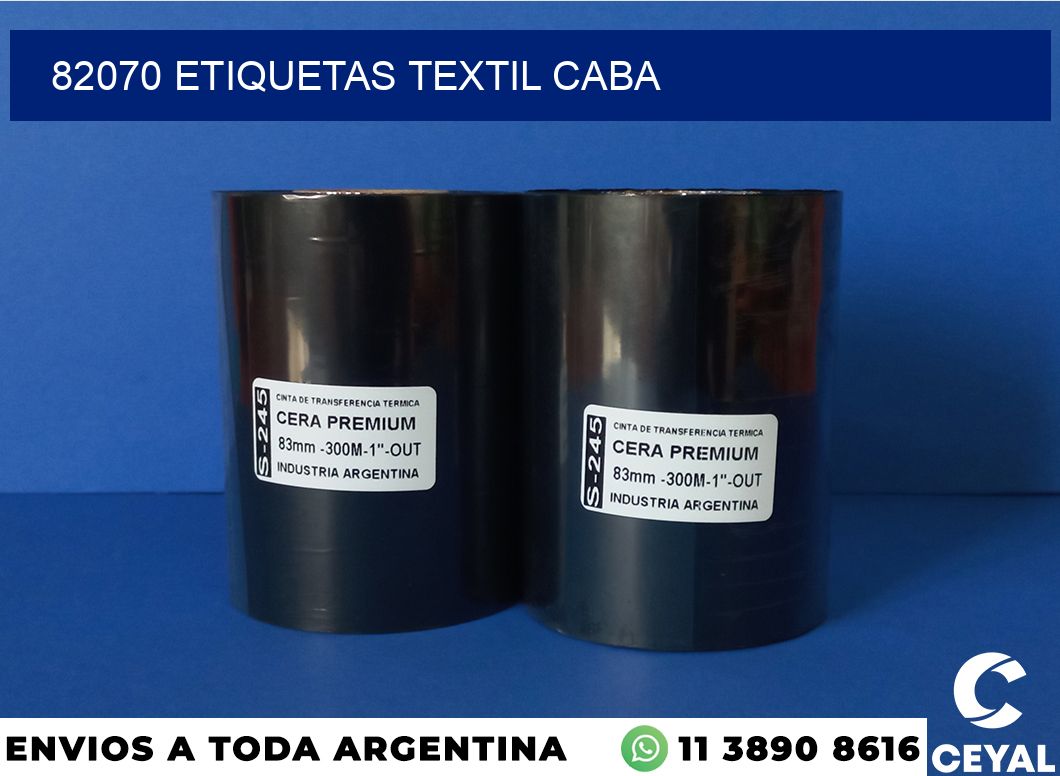 82070 etiquetas textil caba