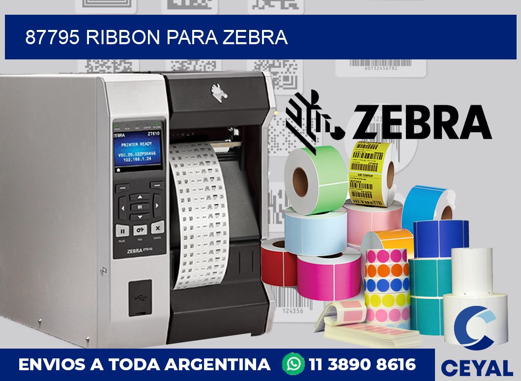 87795 ribbon para zebra