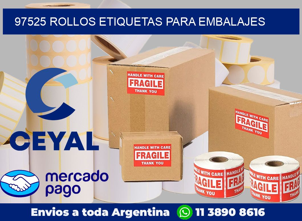 97525 Rollos etiquetas para embalajes