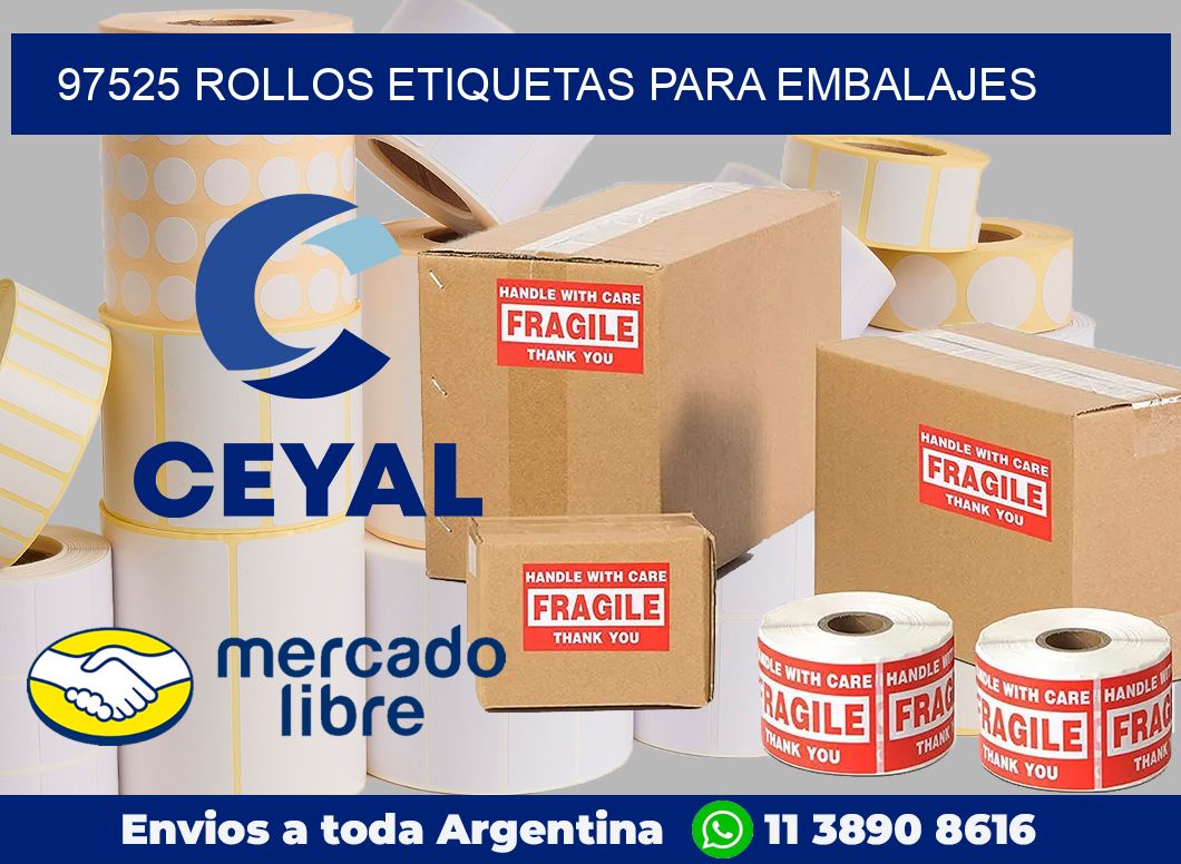 97525 Rollos etiquetas para embalajes