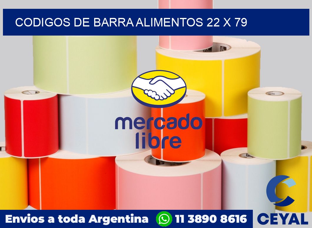 Codigos de barra alimentos 22 x 79