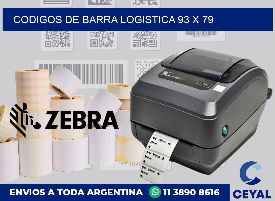 Codigos de barra logistica 93 x 79