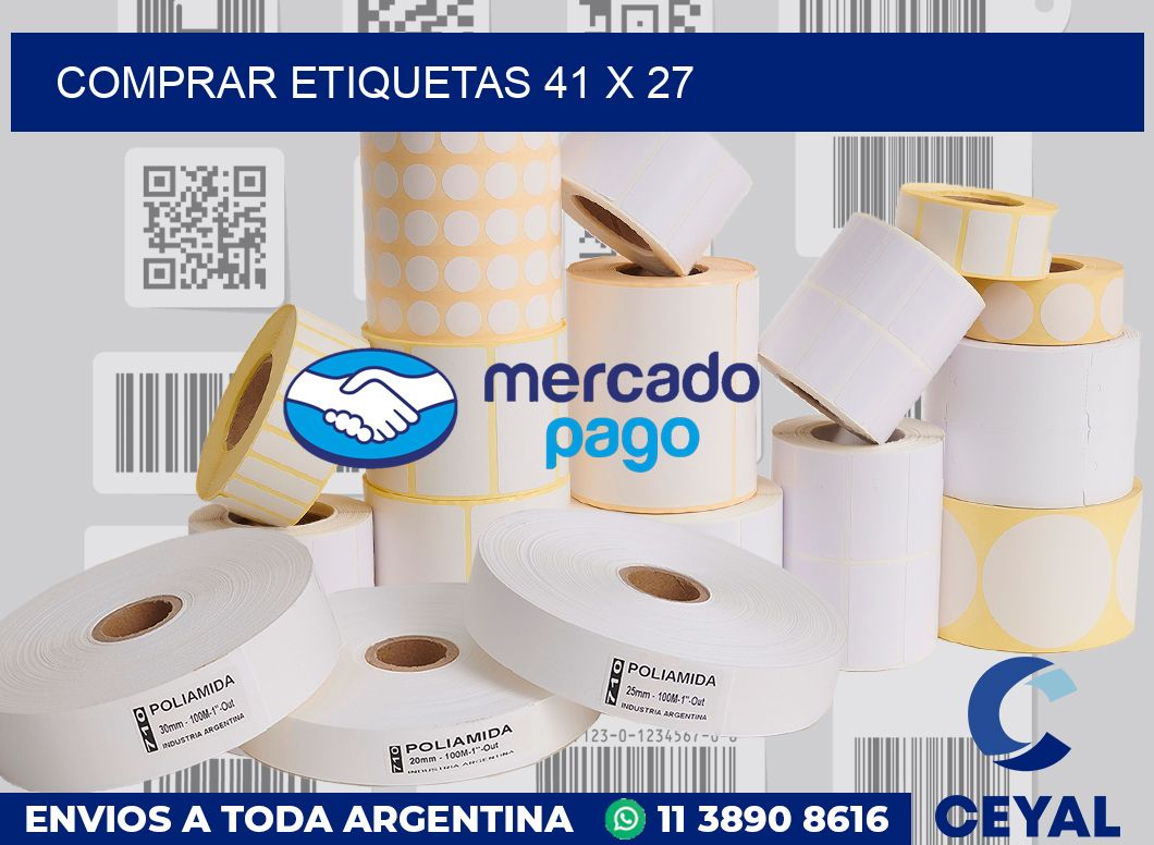 Comprar etiquetas 41 x 27
