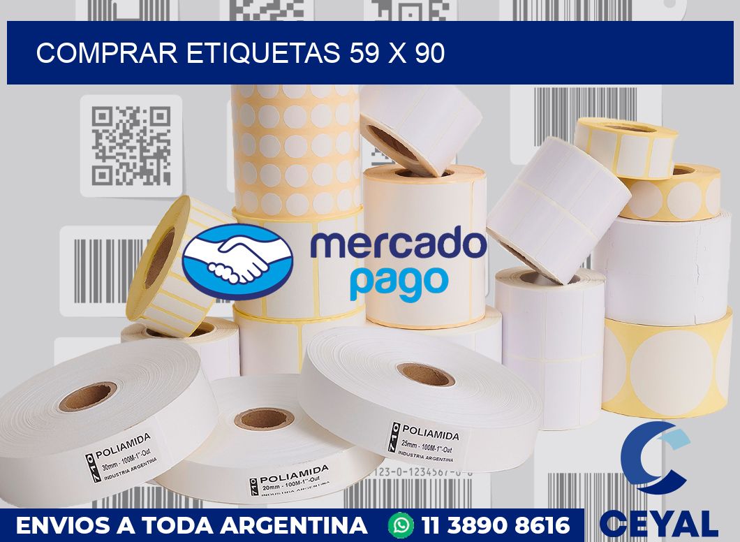 Comprar etiquetas 59 x 90