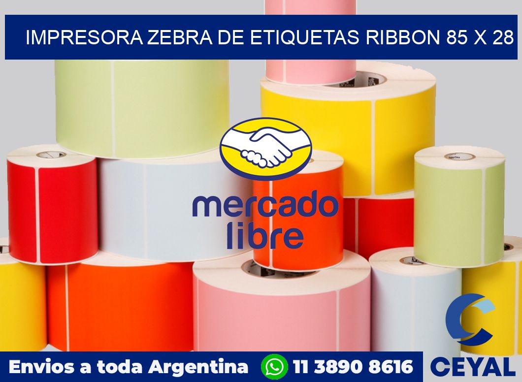 Impresora Zebra de etiquetas ribbon 85 x 28