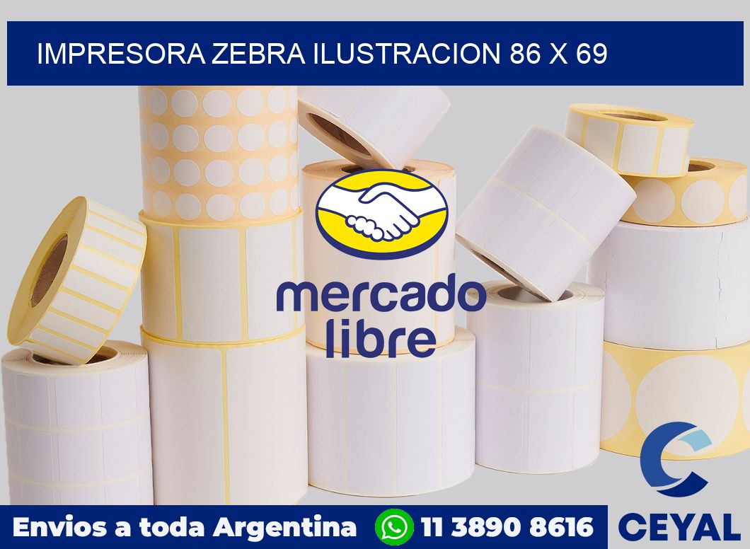 Impresora Zebra ilustracion 86 x 69