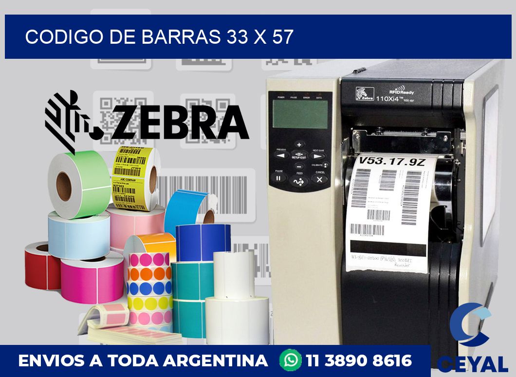 codigo de barras 33 x 57