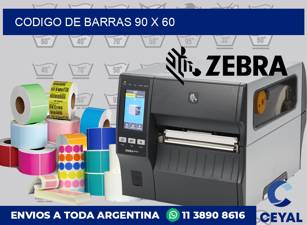 codigo de barras 90 x 60