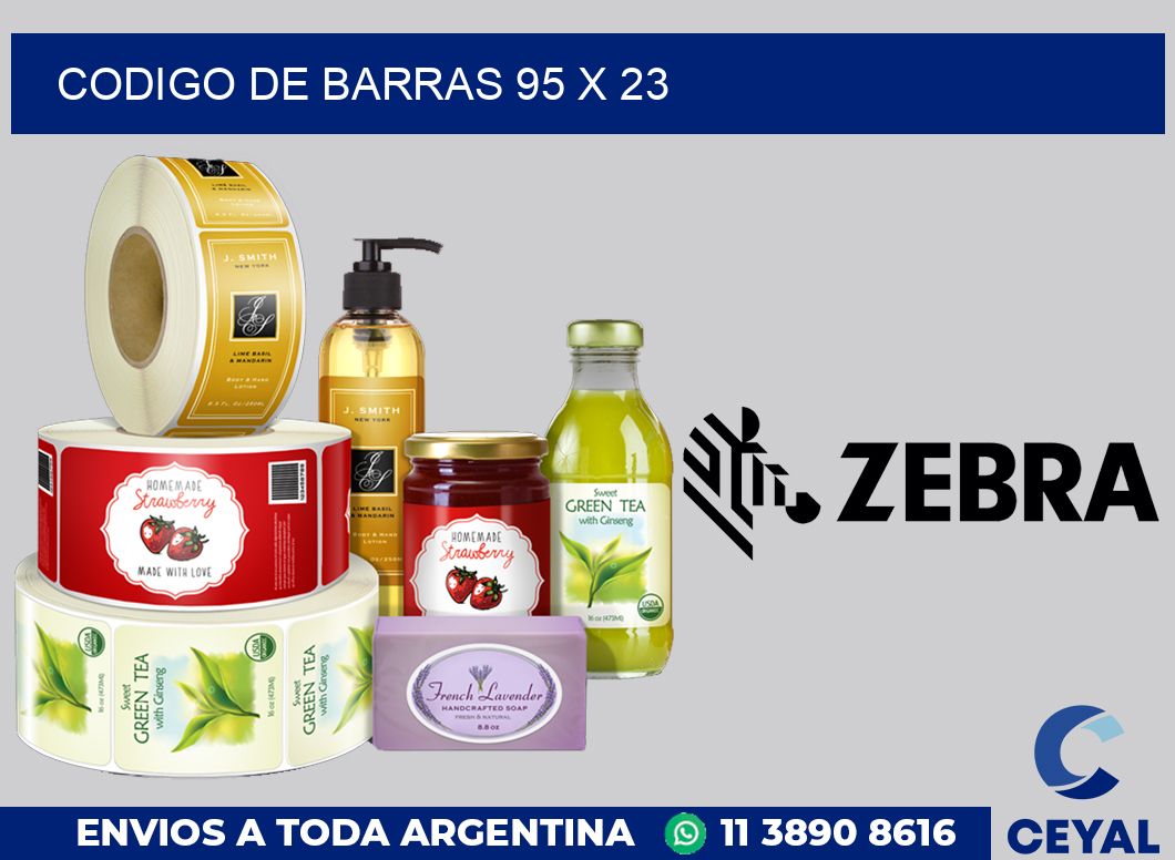 codigo de barras 95 x 23