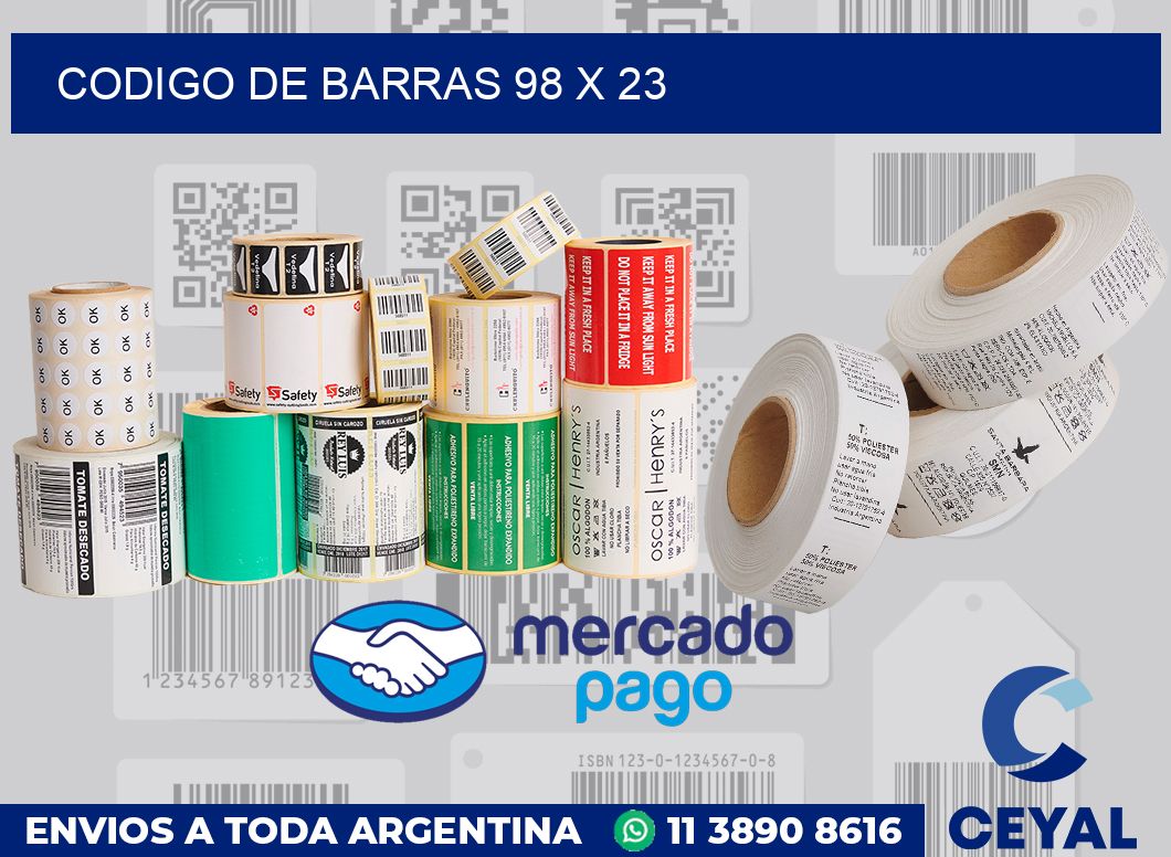 codigo de barras 98 x 23