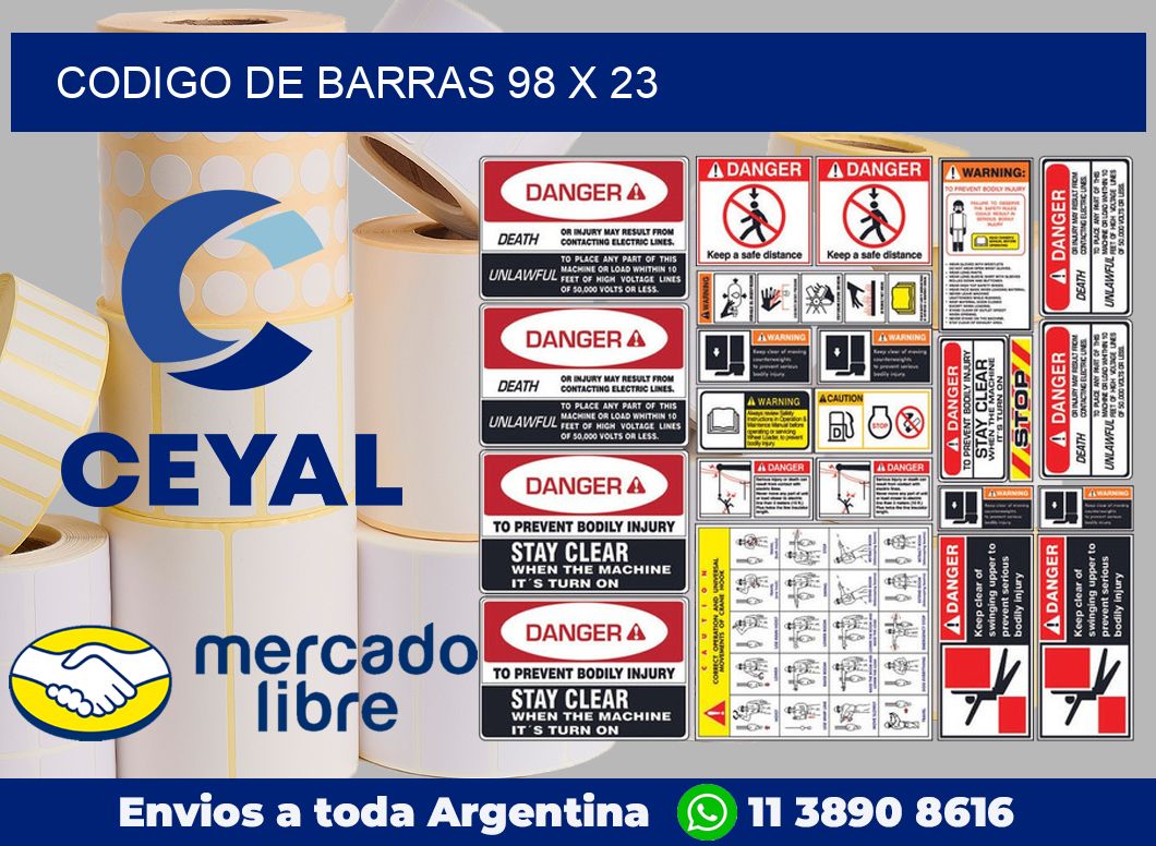 codigo de barras 98 x 23