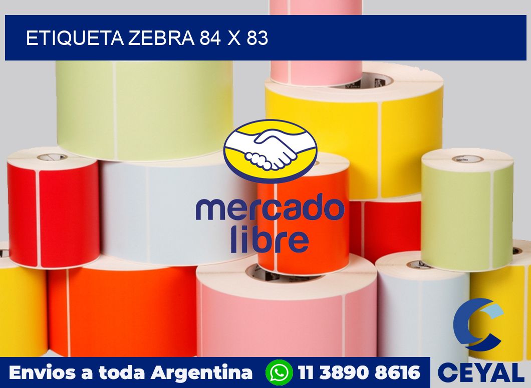 etiqueta zebra 84 x 83