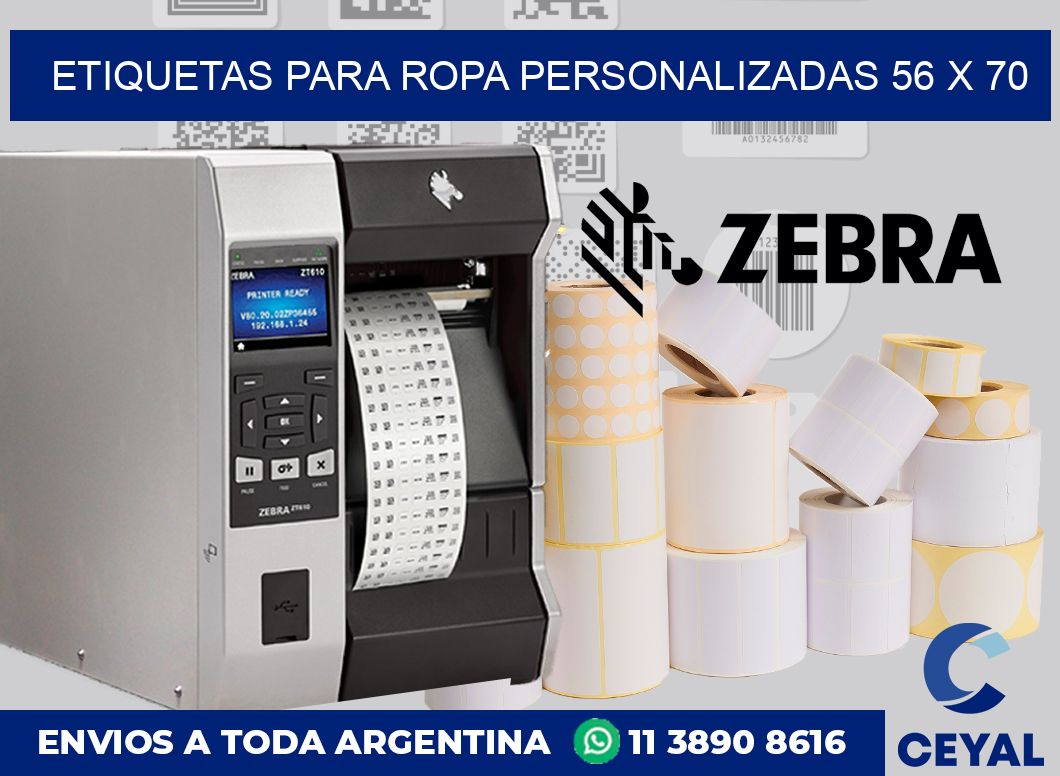 etiquetas para ropa personalizadas 56 x 70