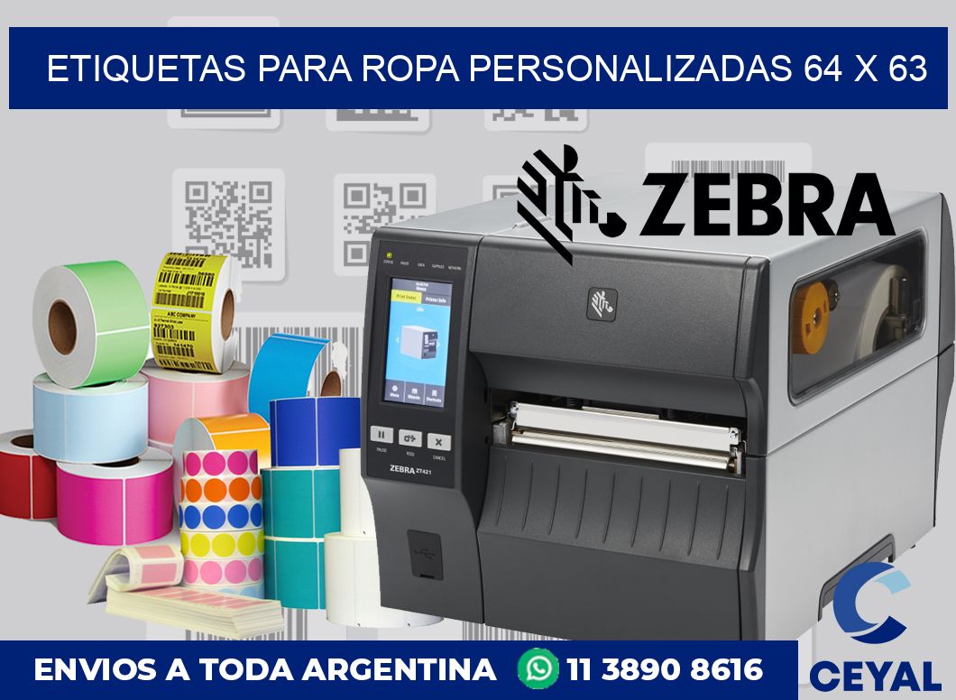etiquetas para ropa personalizadas 64 x 63