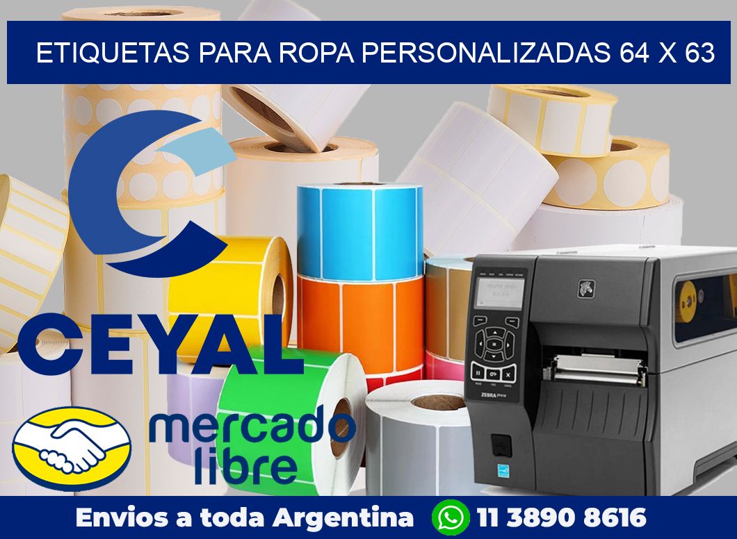 etiquetas para ropa personalizadas 64 x 63