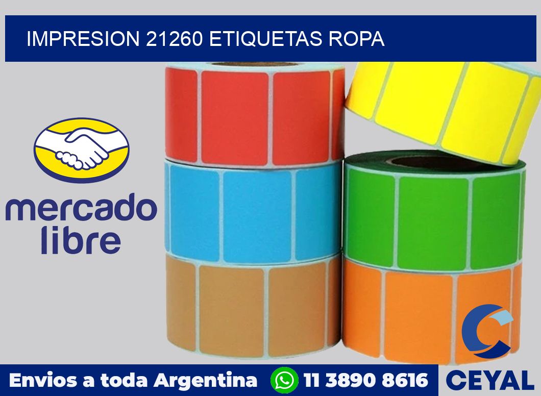 impresion 21260 etiquetas ropa