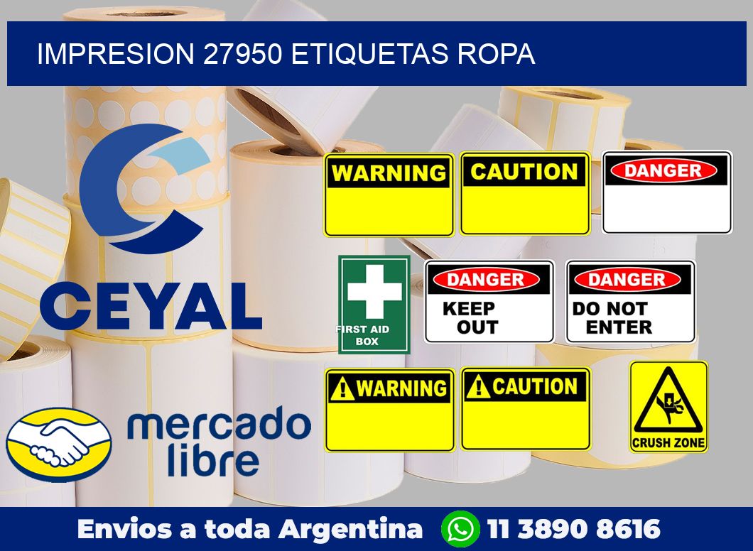 impresion 27950 etiquetas ropa