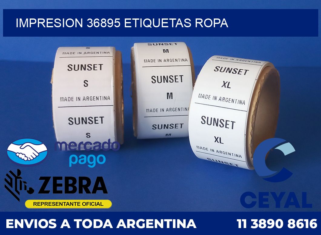 impresion 36895 etiquetas ropa