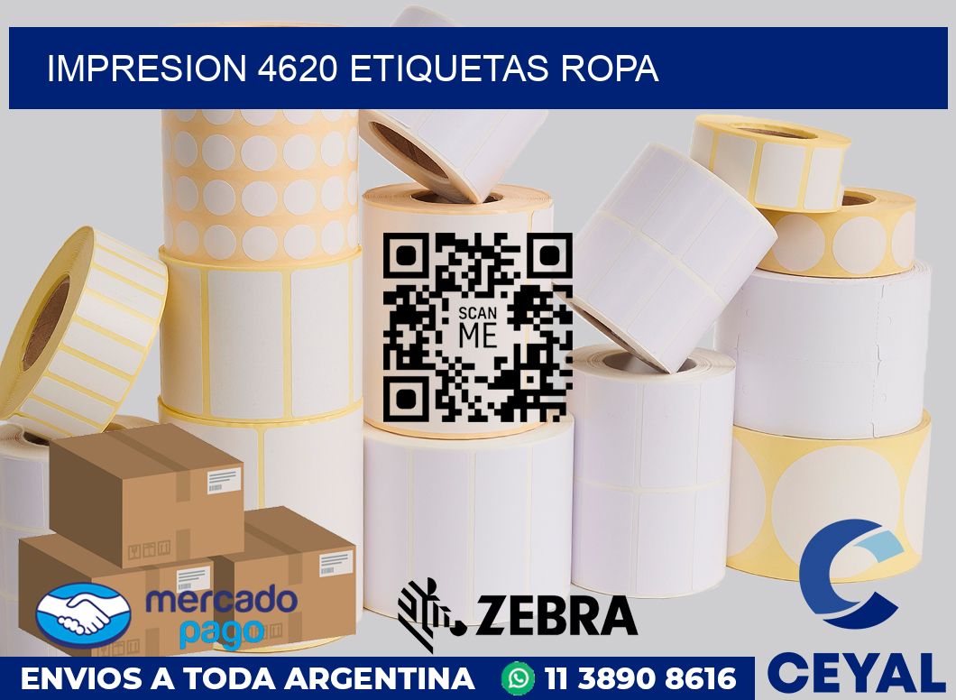 impresion 4620 etiquetas ropa