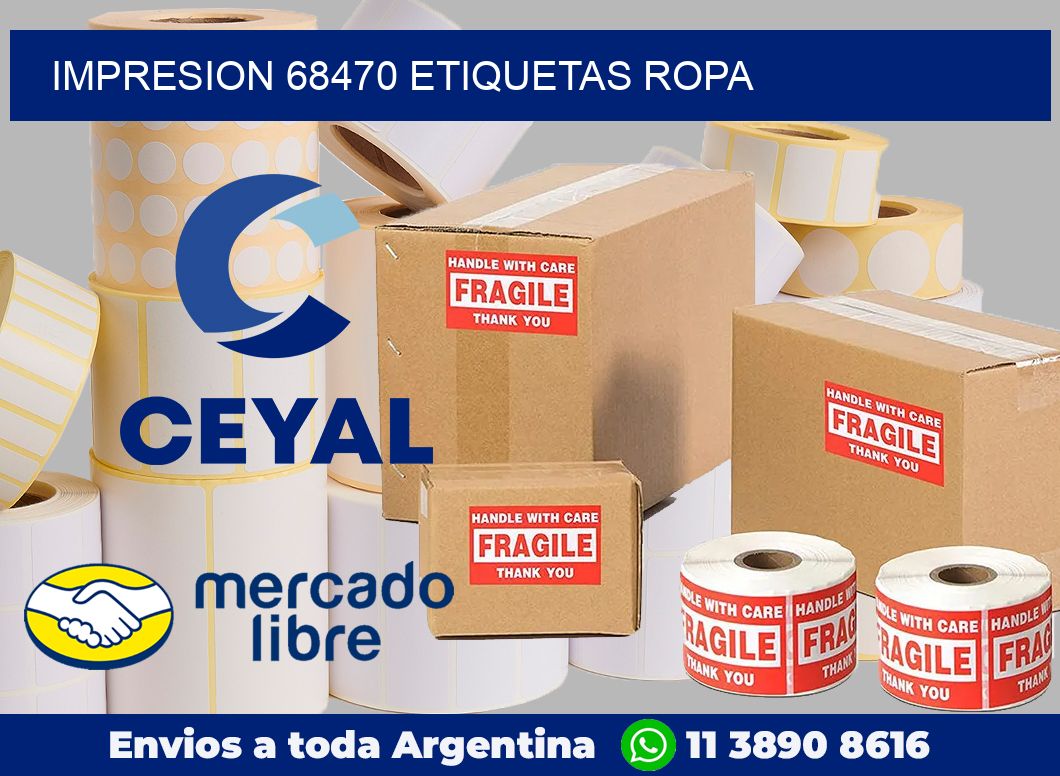 impresion 68470 etiquetas ropa