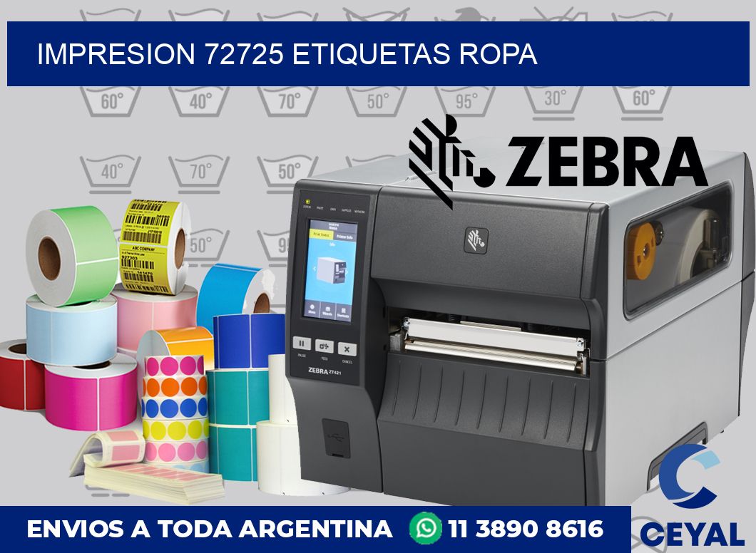 impresion 72725 etiquetas ropa
