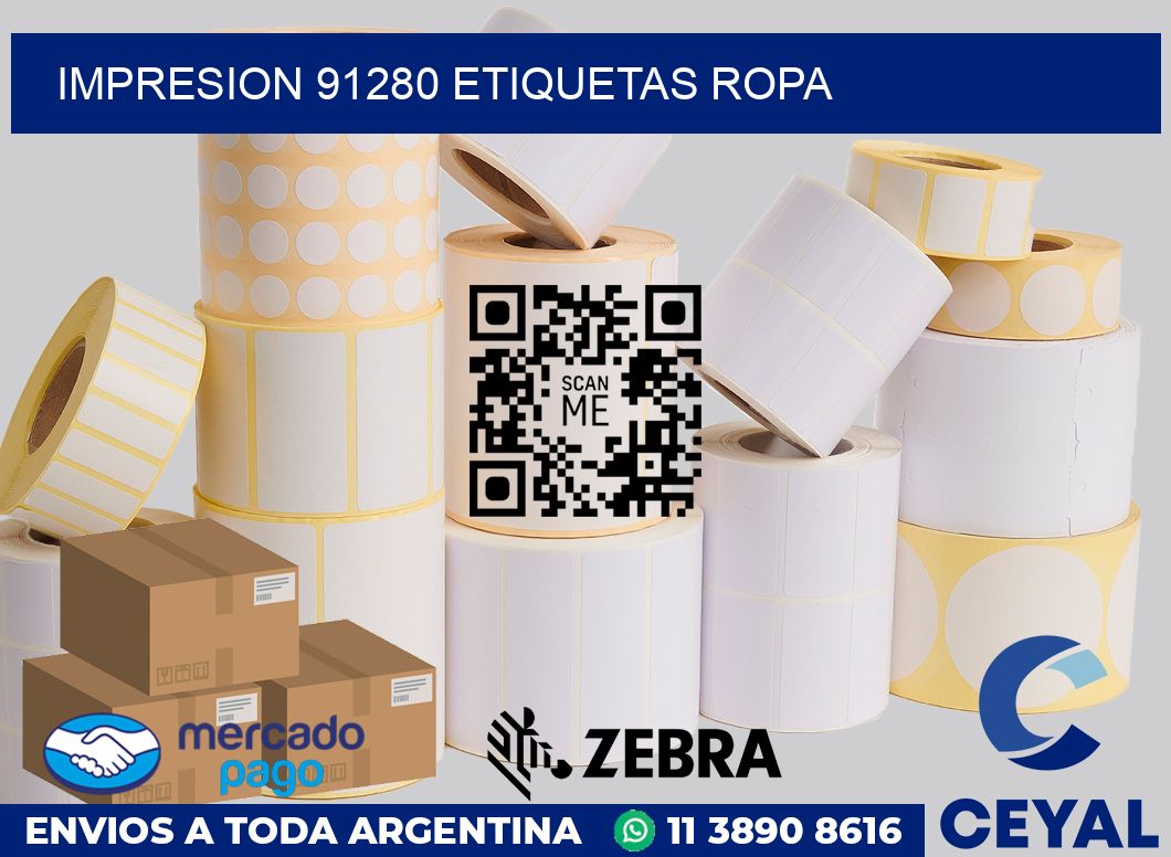 impresion 91280 etiquetas ropa