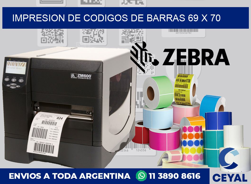 impresion de codigos de barras 69 x 70