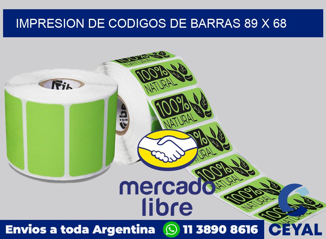 impresion de codigos de barras 89 x 68
