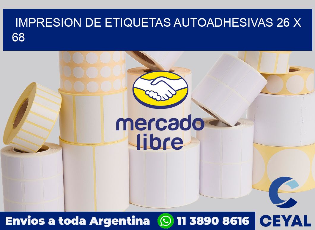 impresion de etiquetas autoadhesivas 26 x 68