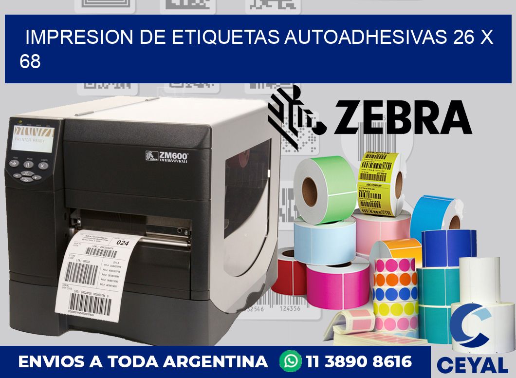 impresion de etiquetas autoadhesivas 26 x 68