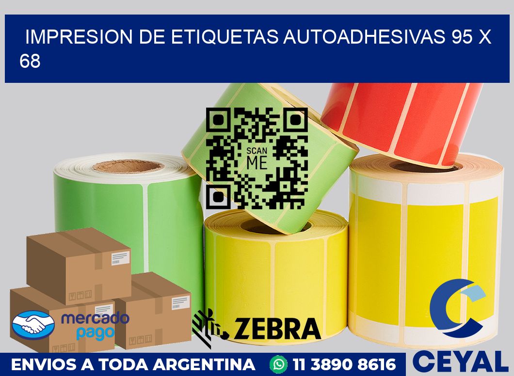 impresion de etiquetas autoadhesivas 95 x 68