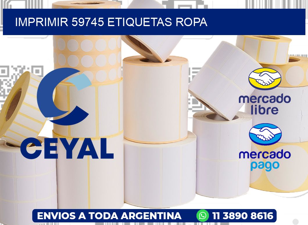 imprimir 59745 etiquetas ropa