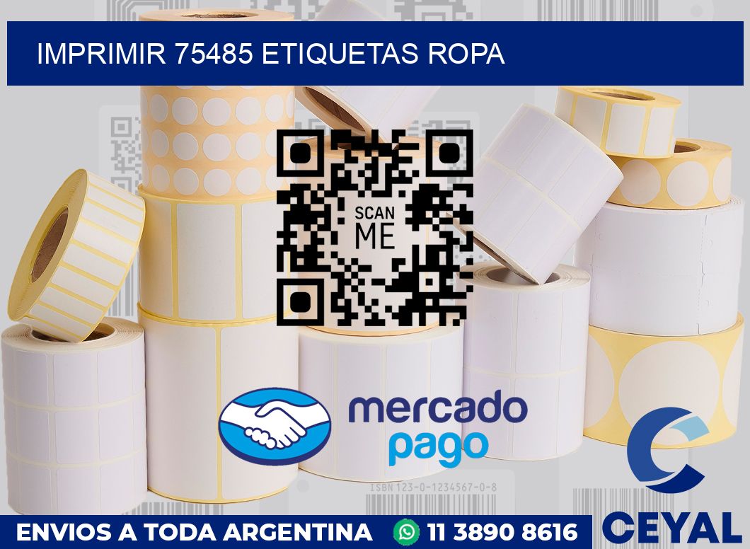 imprimir 75485 etiquetas ropa