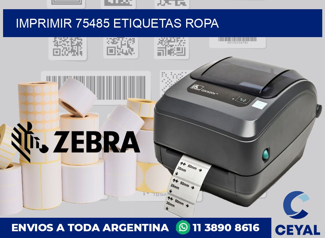 imprimir 75485 etiquetas ropa
