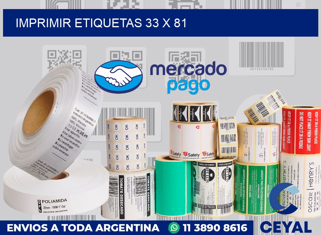 imprimir etiquetas 33 x 81