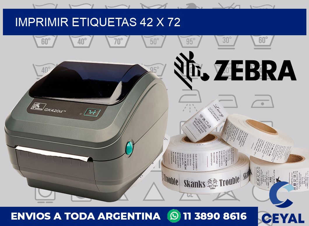 imprimir etiquetas 42 x 72