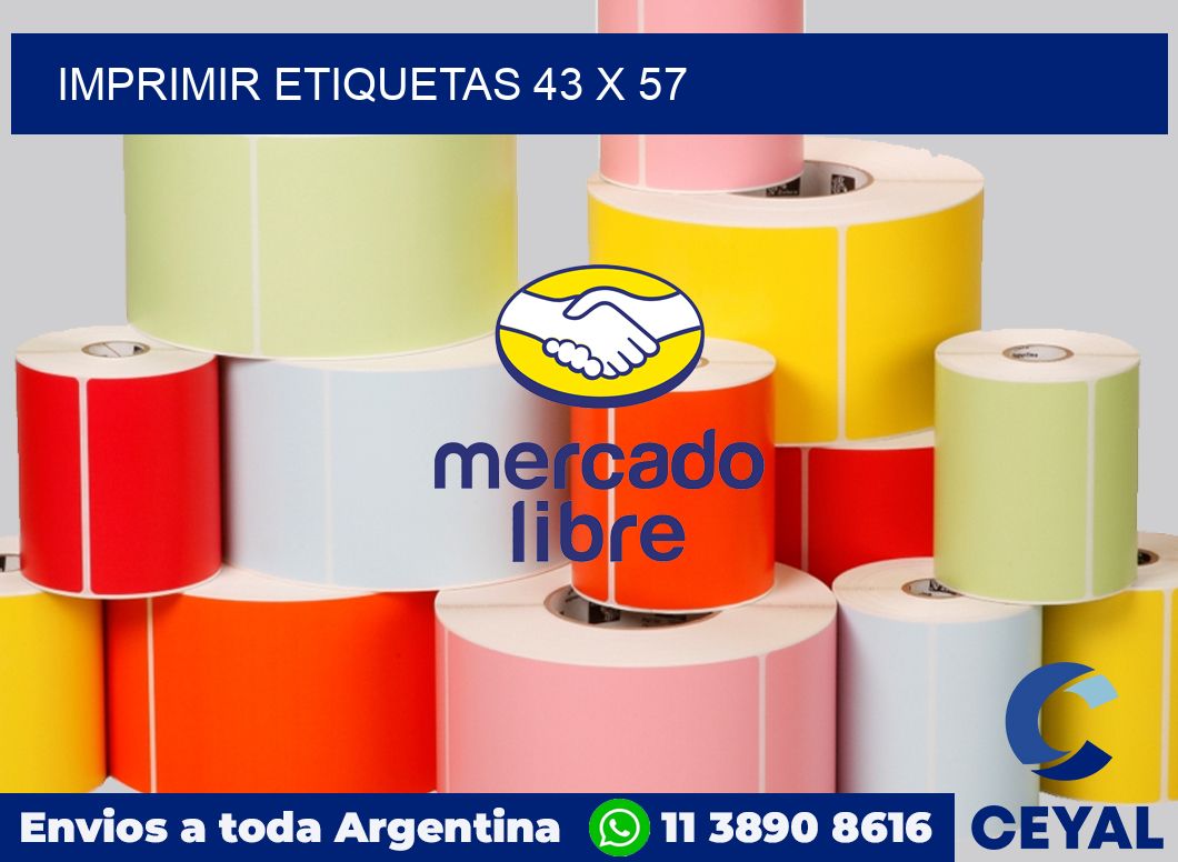 imprimir etiquetas 43 x 57