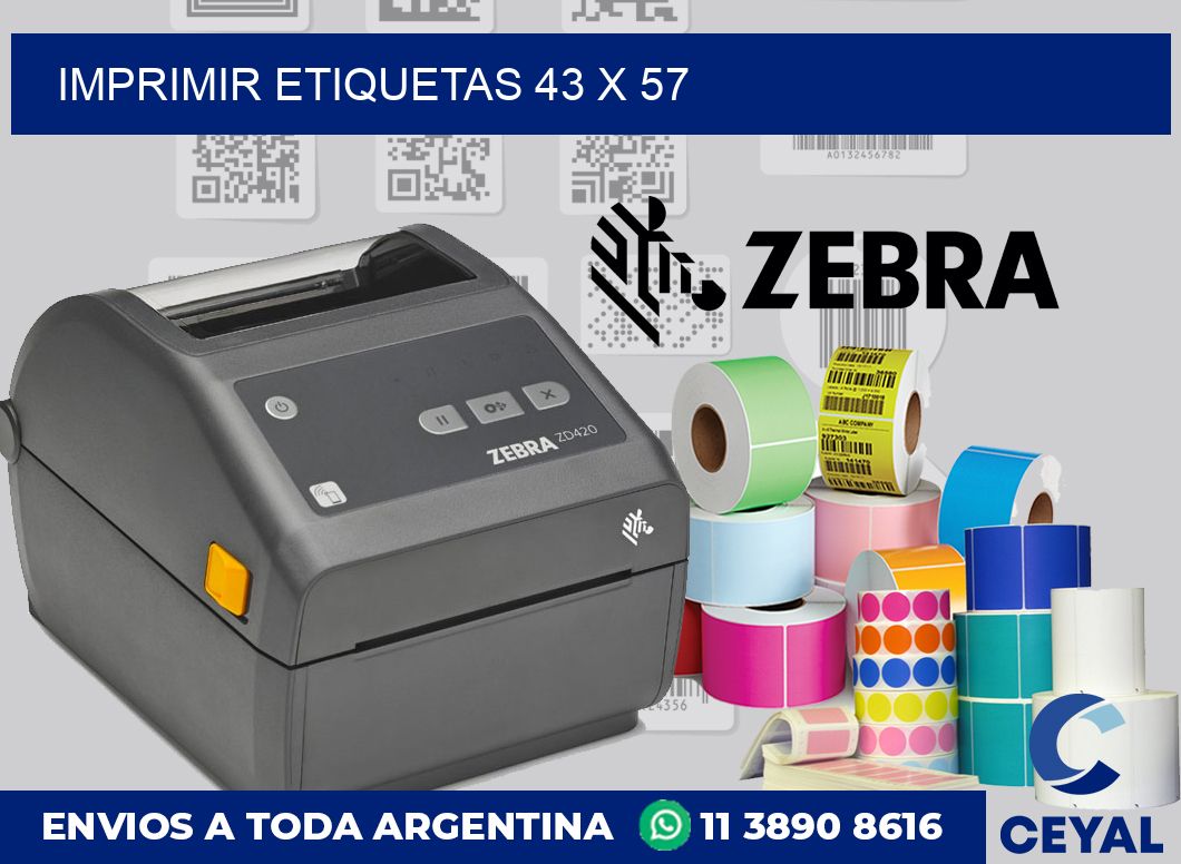 imprimir etiquetas 43 x 57