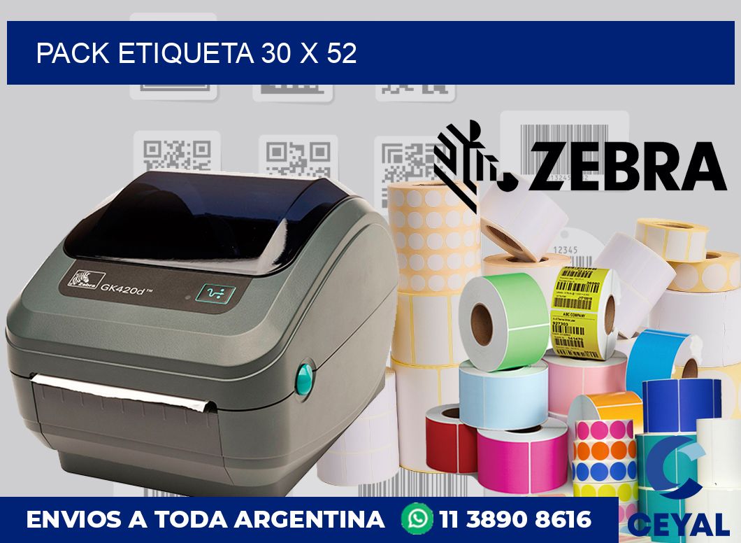 pack etiqueta 30 x 52
