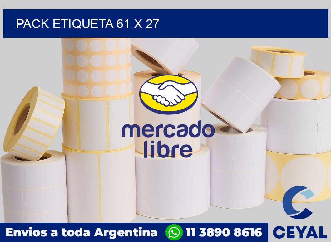 pack etiqueta 61 x 27