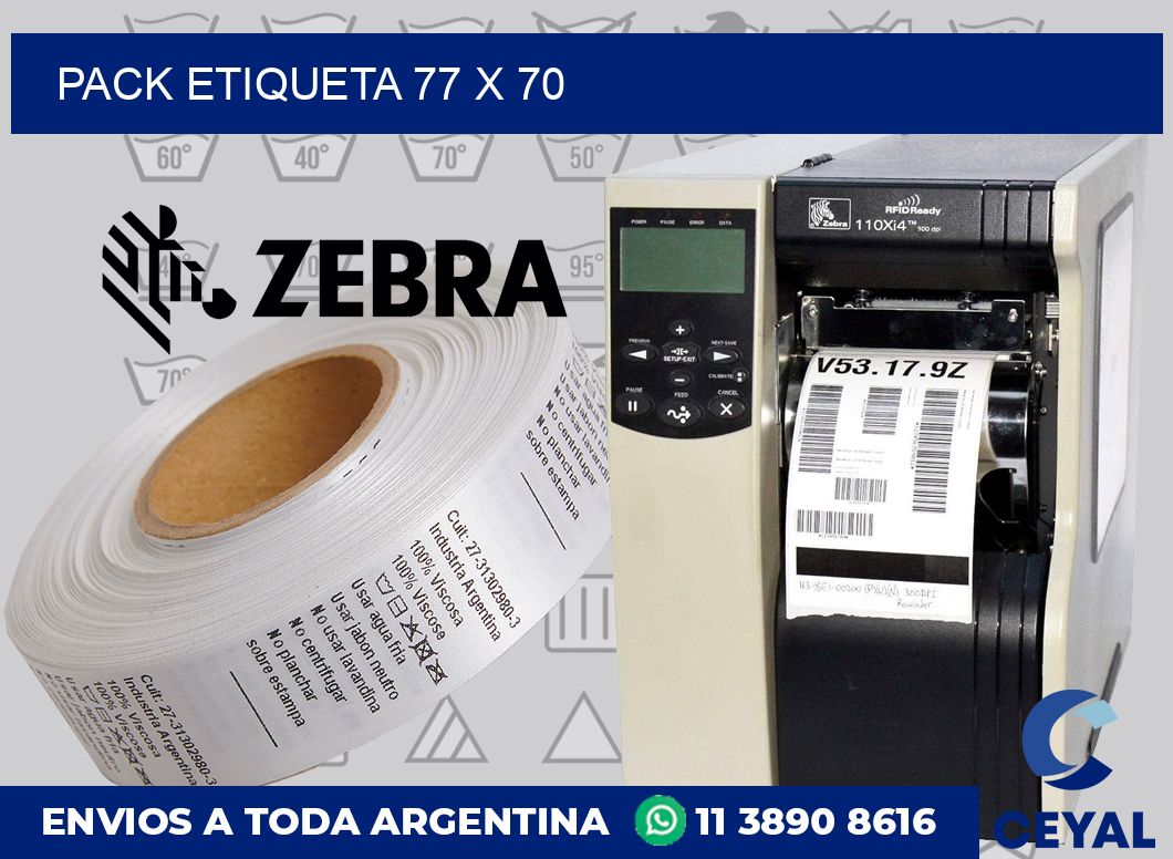 pack etiqueta 77 x 70