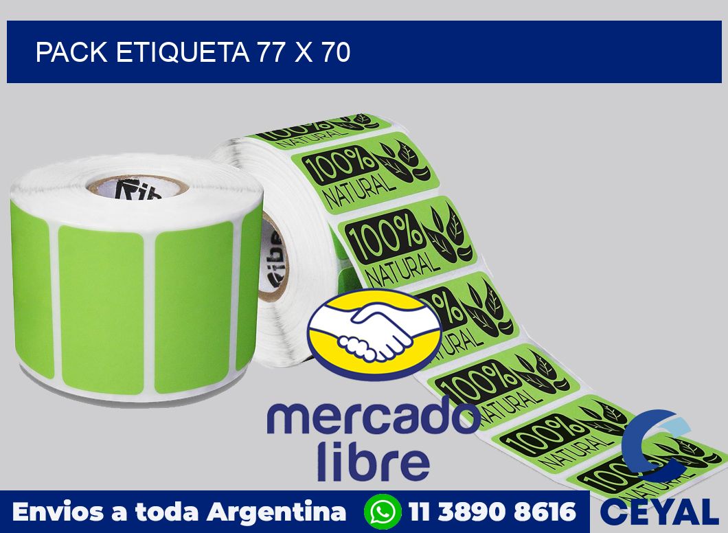 pack etiqueta 77 x 70
