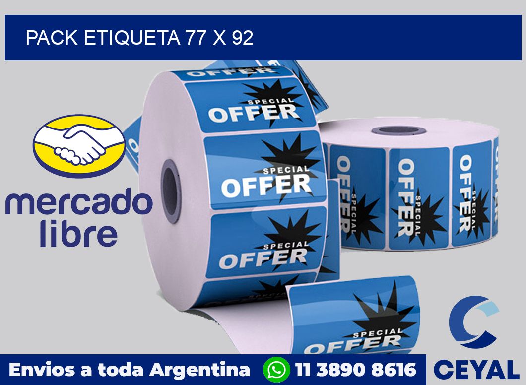pack etiqueta 77 x 92