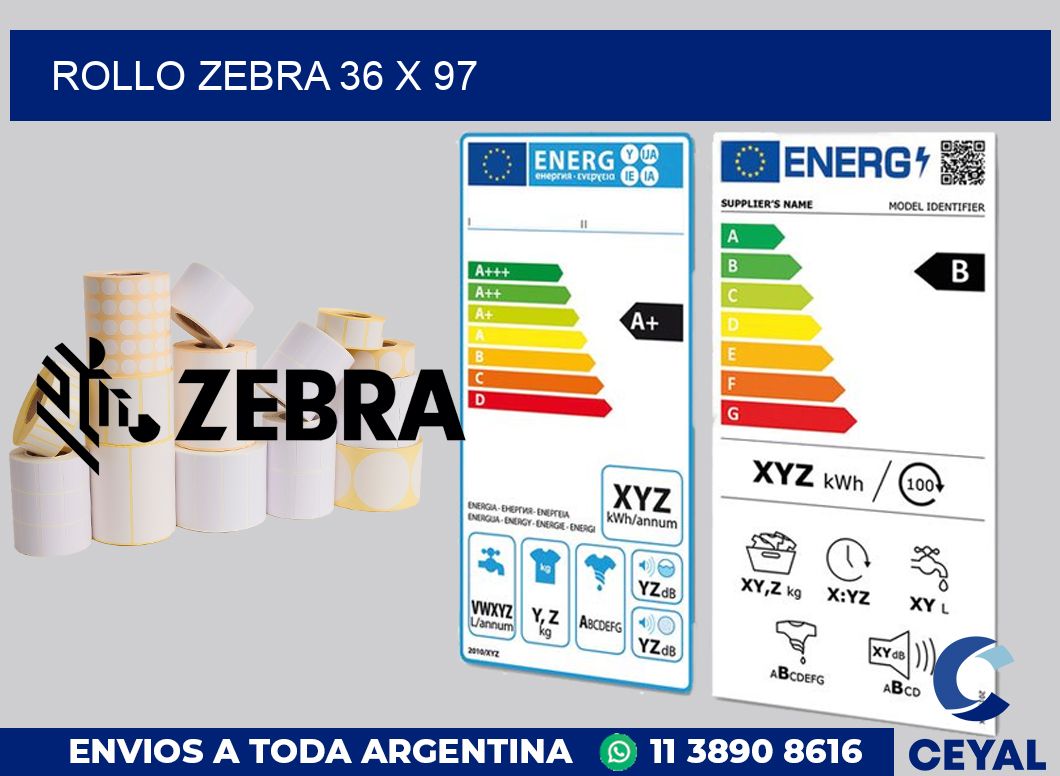 rollo zebra 36 x 97